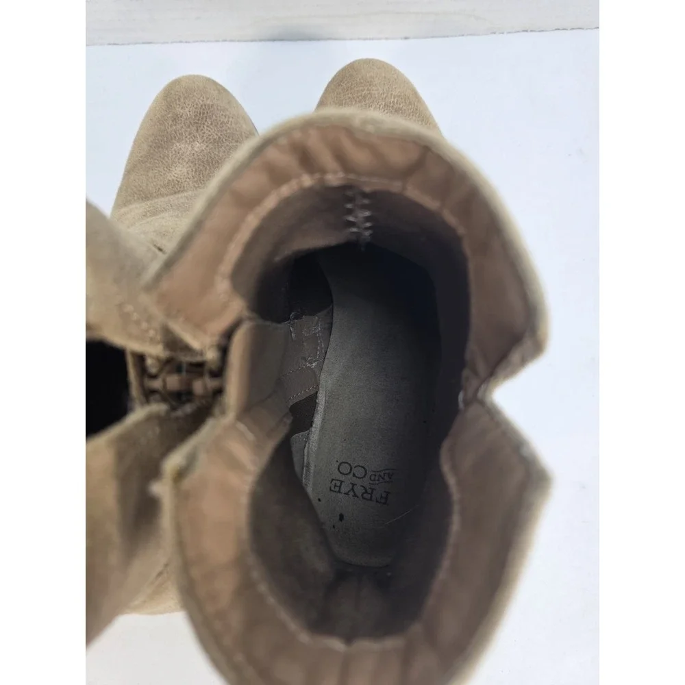 Frye & Co Estrelia Women's Boots Size‎ 6.5 M Tan Leather